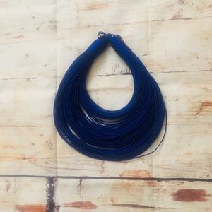 Blue Mallika Bib - Sassy Jones